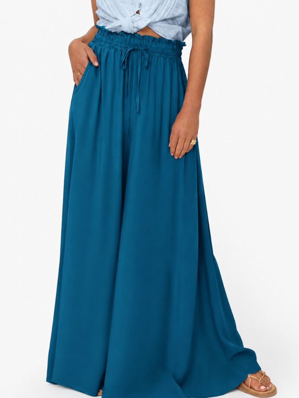 BTFBM Wide Leg Flowy Palazzo Pant NWT